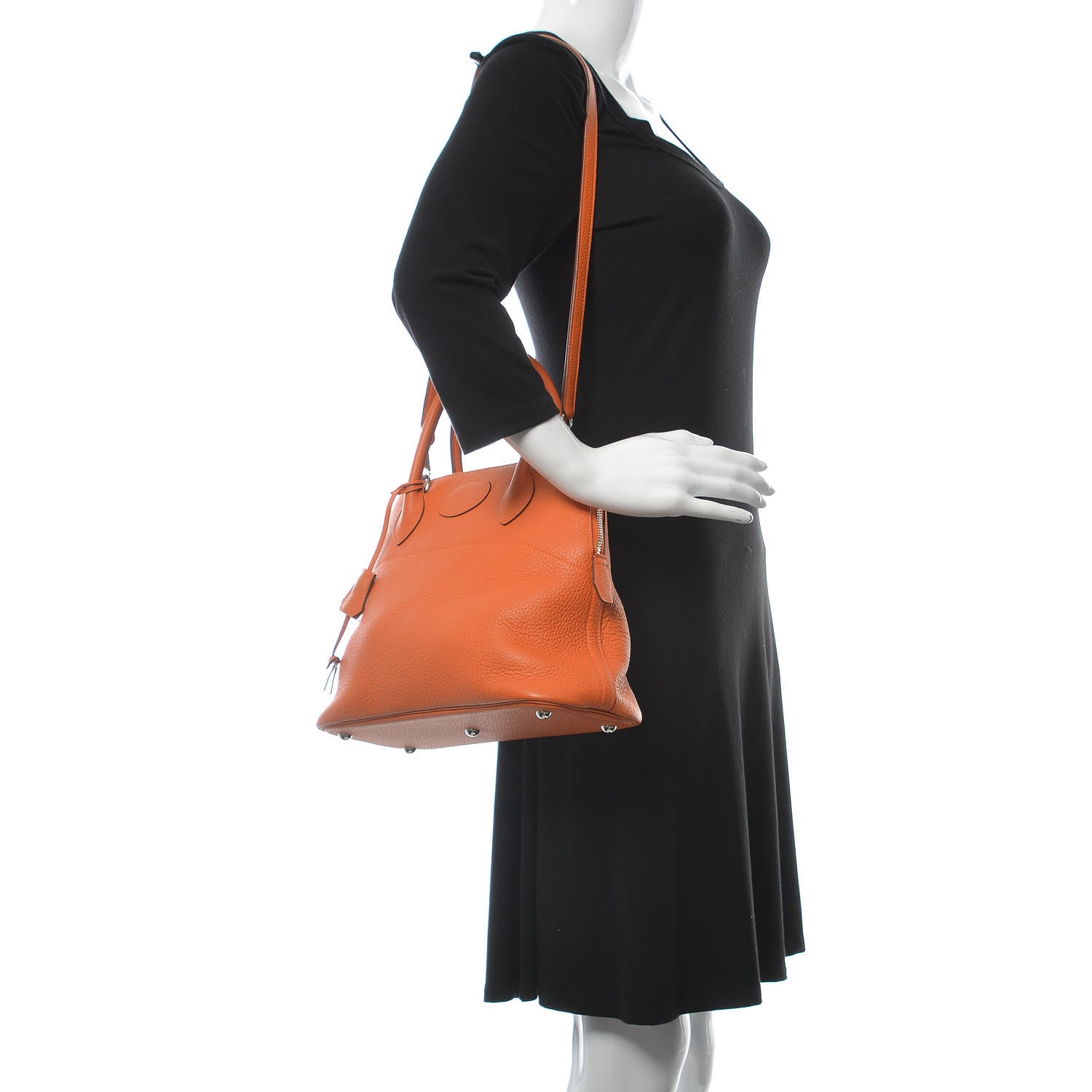 Hermes Taurillon Clemence Bolide 31 Orange 2 of 17