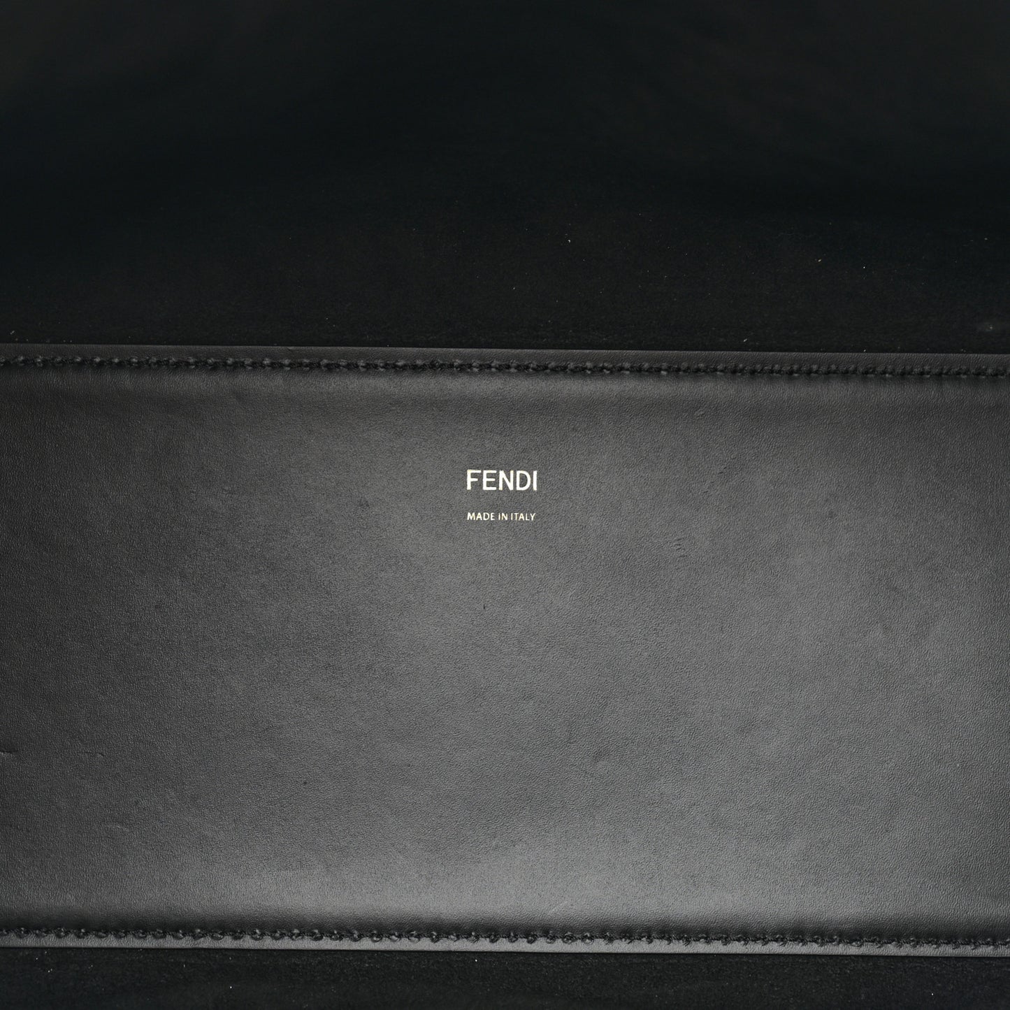 Vitello King Plexiglass Medium Fendi Sunshine Shopper Tote Black