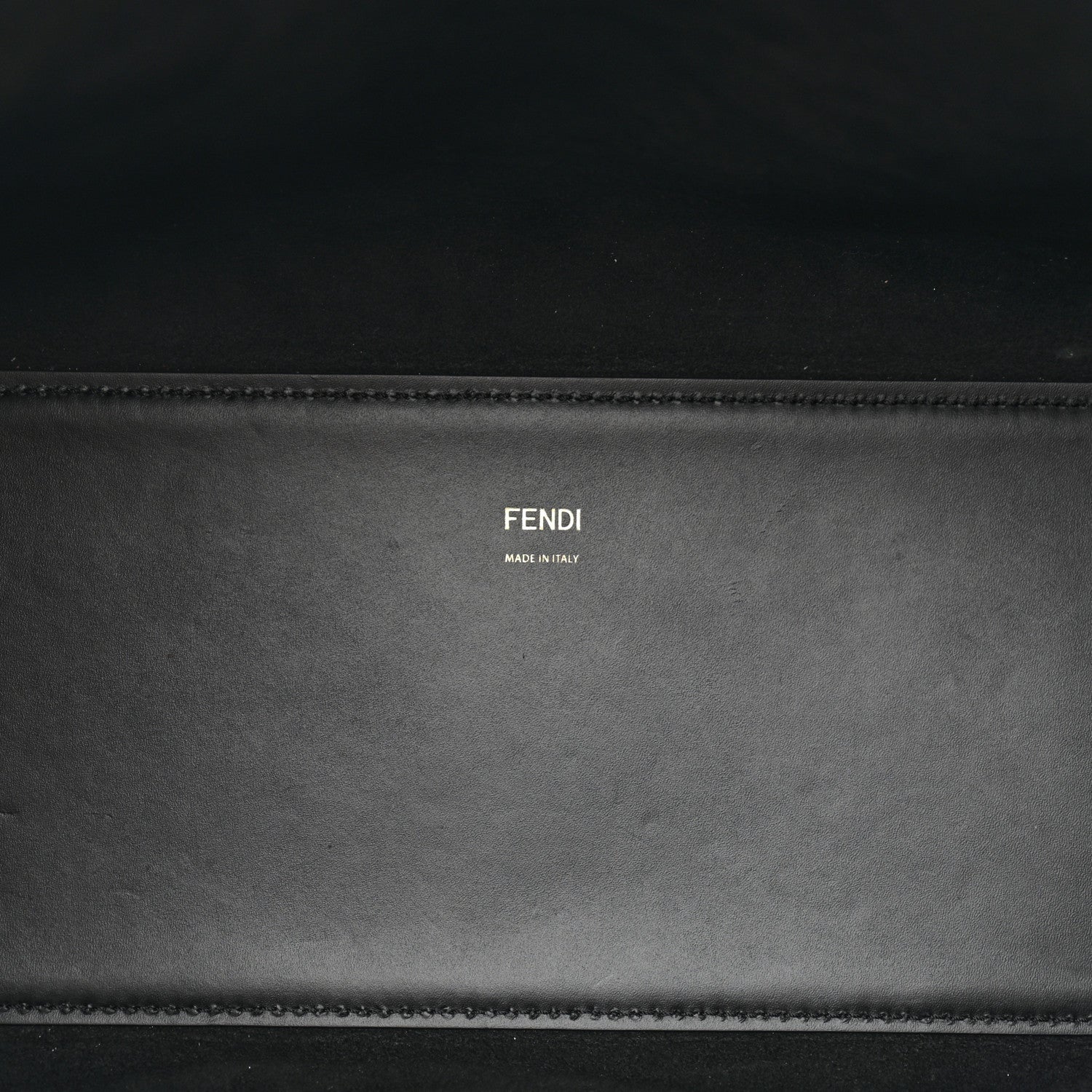 Fendi Vitello King Plexiglass Medium Fendi Sunshine Shopper Tote Black 5 of 12