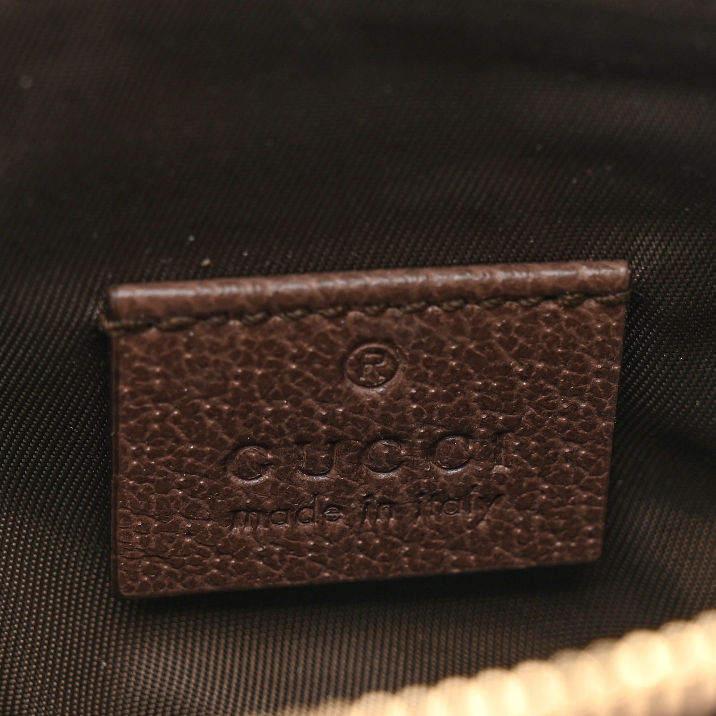 GG Supreme Monogram Web Ophidia Dome Key Pouch Beige New Acero