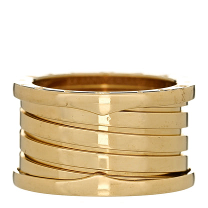 Bulgari 18K Yellow Gold B.Zero1 Five-Band Anniversary Ring 58 8.25 3 of 7