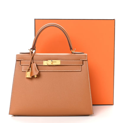Hermes Epsom Kelly Sellier 28 Gold 11 of 11