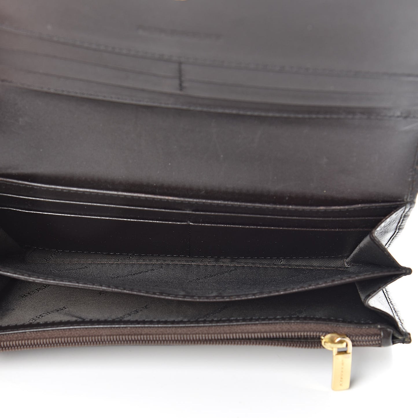 Haymarket Check Penrose Continental Wallet Chocolate