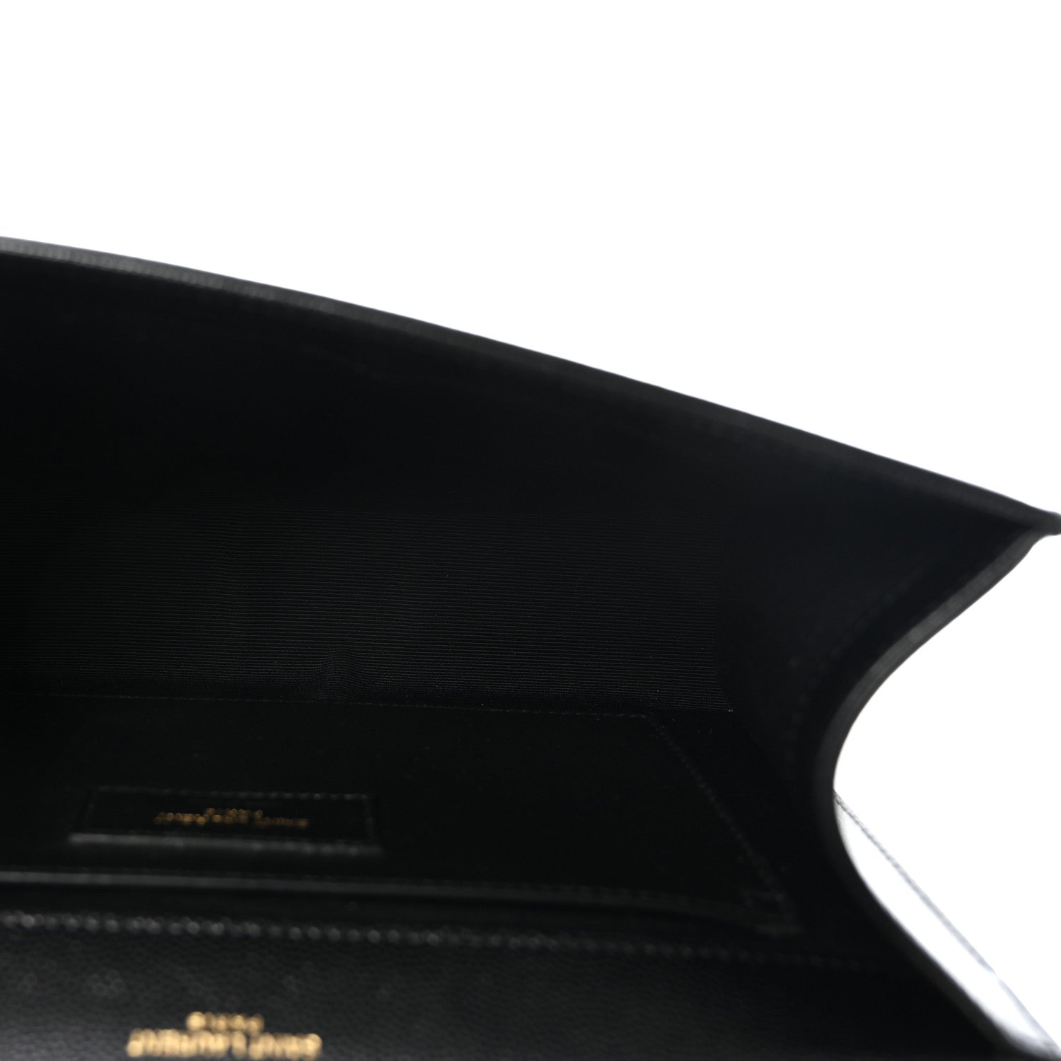 Saint Laurent Grain De Poudre Medium Classic Monogram Kate Satchel Black 5 of 9