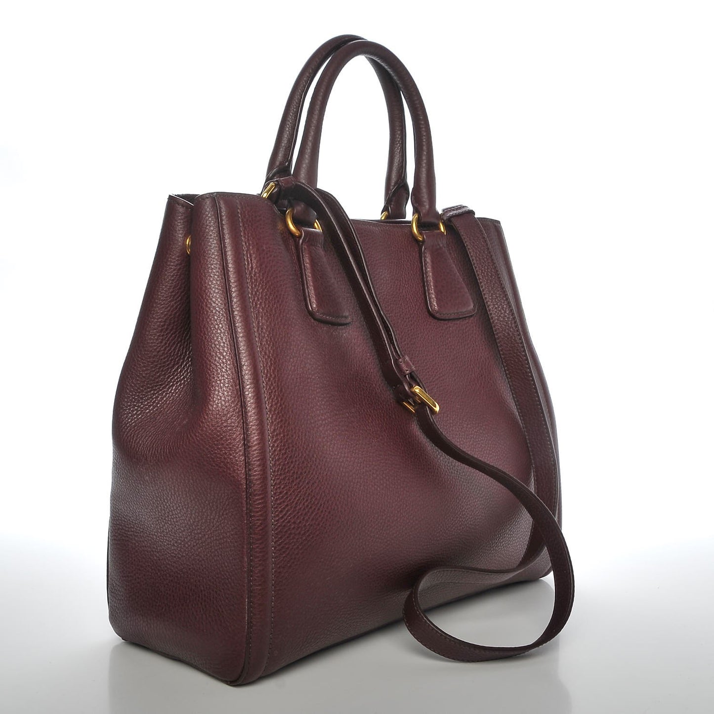 Vitello Daino Tote Granato