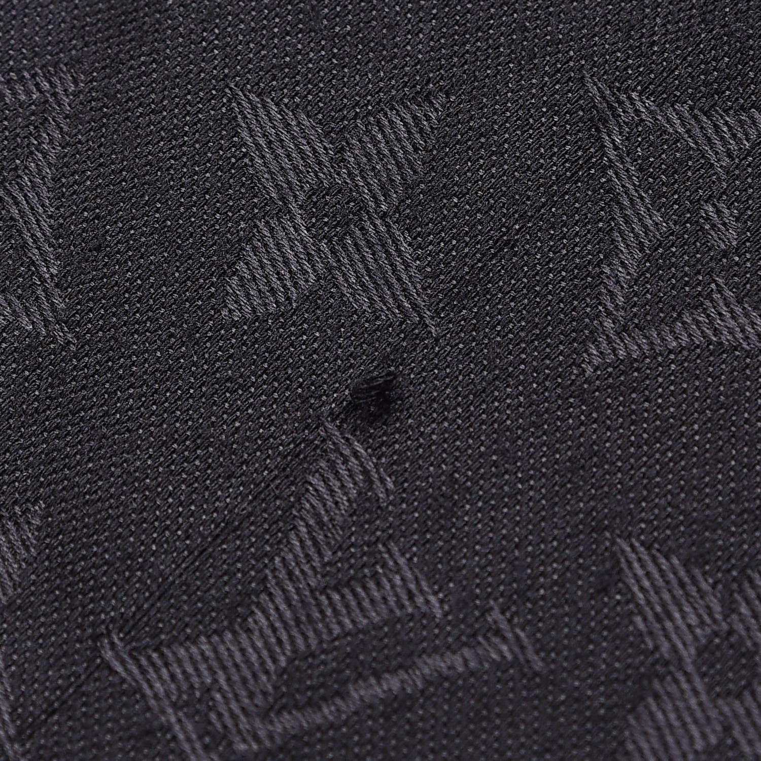 Louis Vuitton Silk Wool Monogram Shawl Black 5 of 10