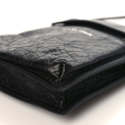 Balenciaga Agneau Arena Small Explorer Crossbody Pouch Black 8 of 8