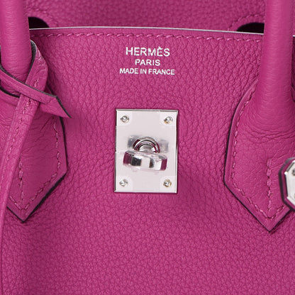 Hermes Togo Birkin 25 Rose Pourpre 24 of 37