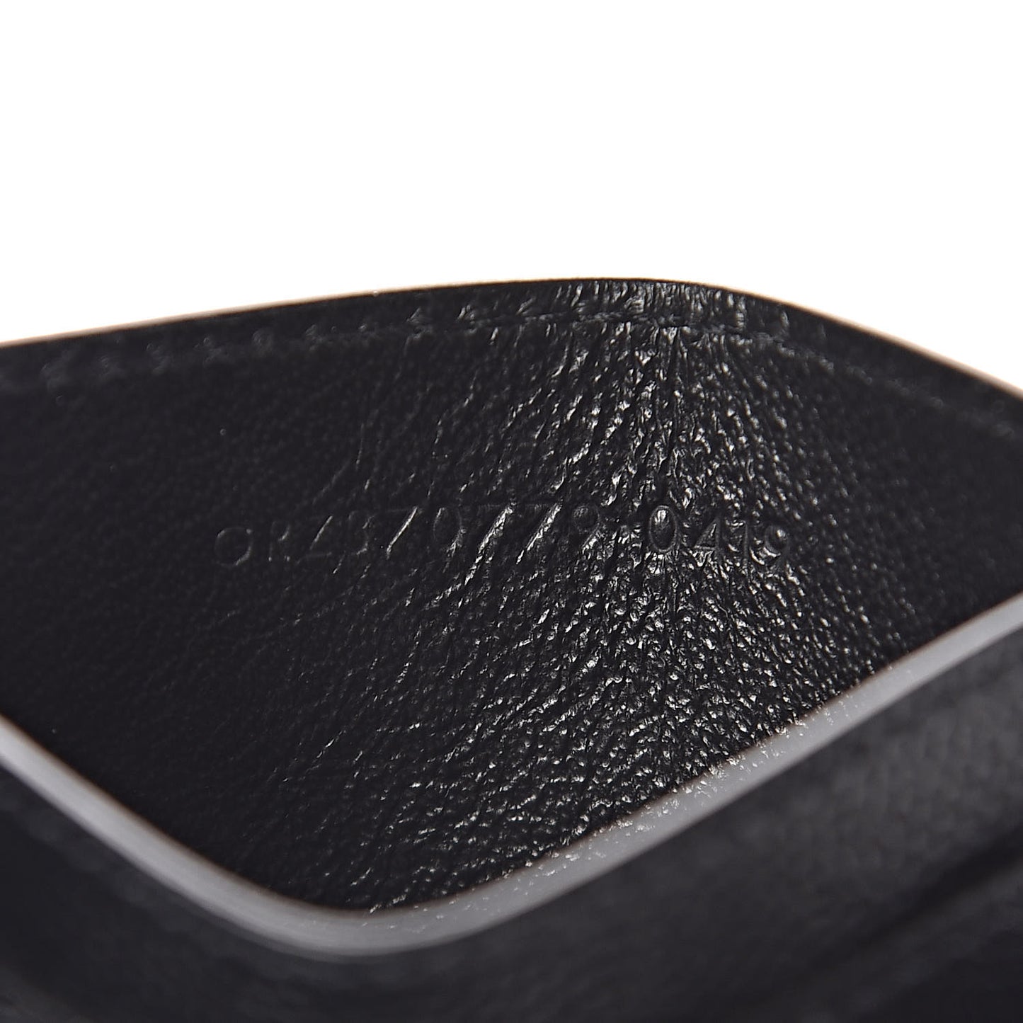 Grain de Poudre Musical Notes Credit Card Case Black