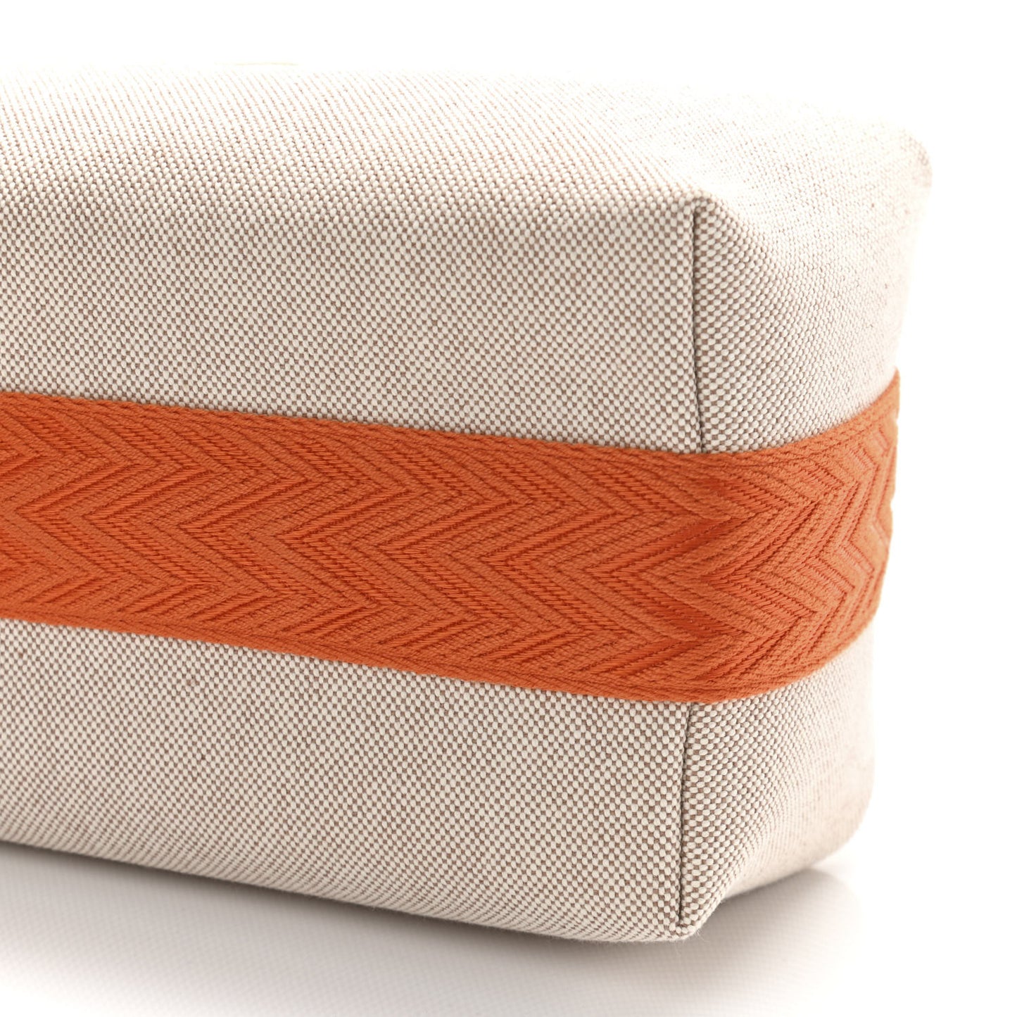 Canvas Small Bride-A-Brac Pouch Natural Orange
