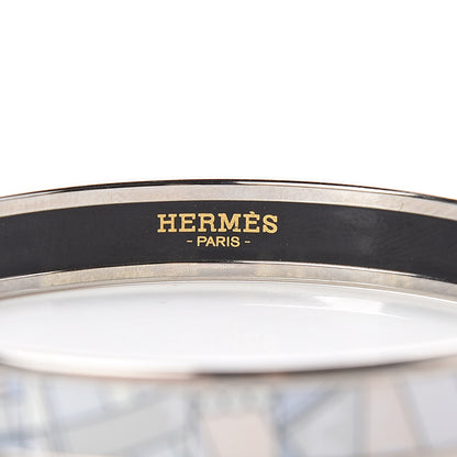 Hermes Enamel Printed Narrow Bracelet 70 5 of 5