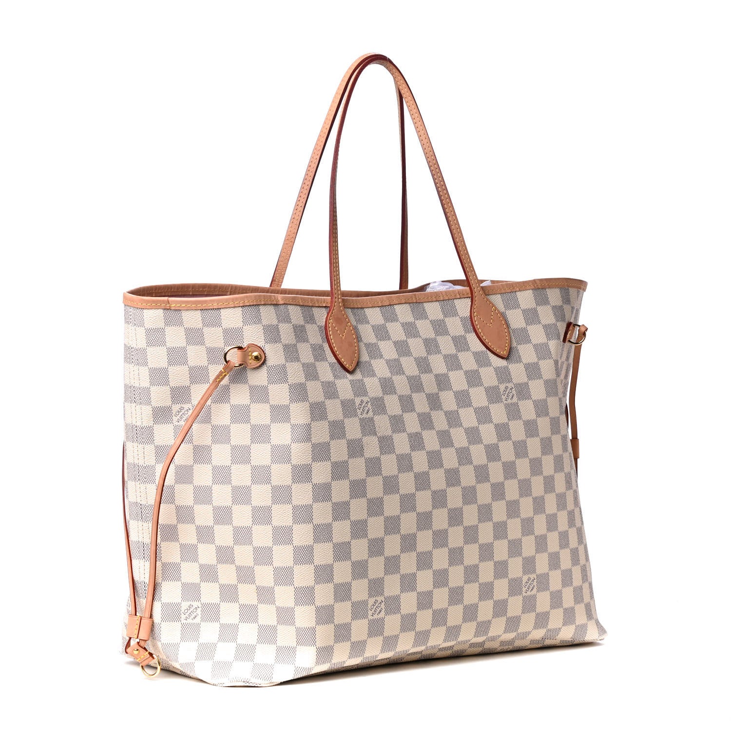 Louis Vuitton Damier Azur Neo Neverfull GM Rose Ballerine 2 of 4