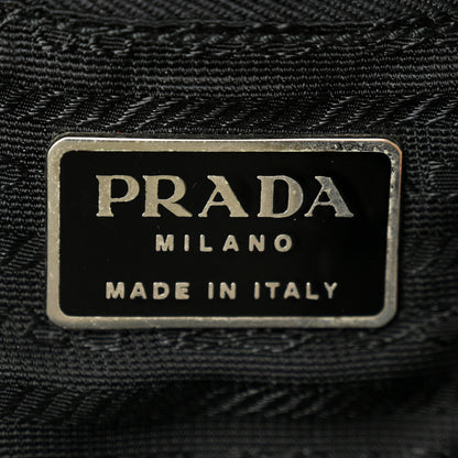 Prada Nylon Vela Medium Backpack Black 6 of 10