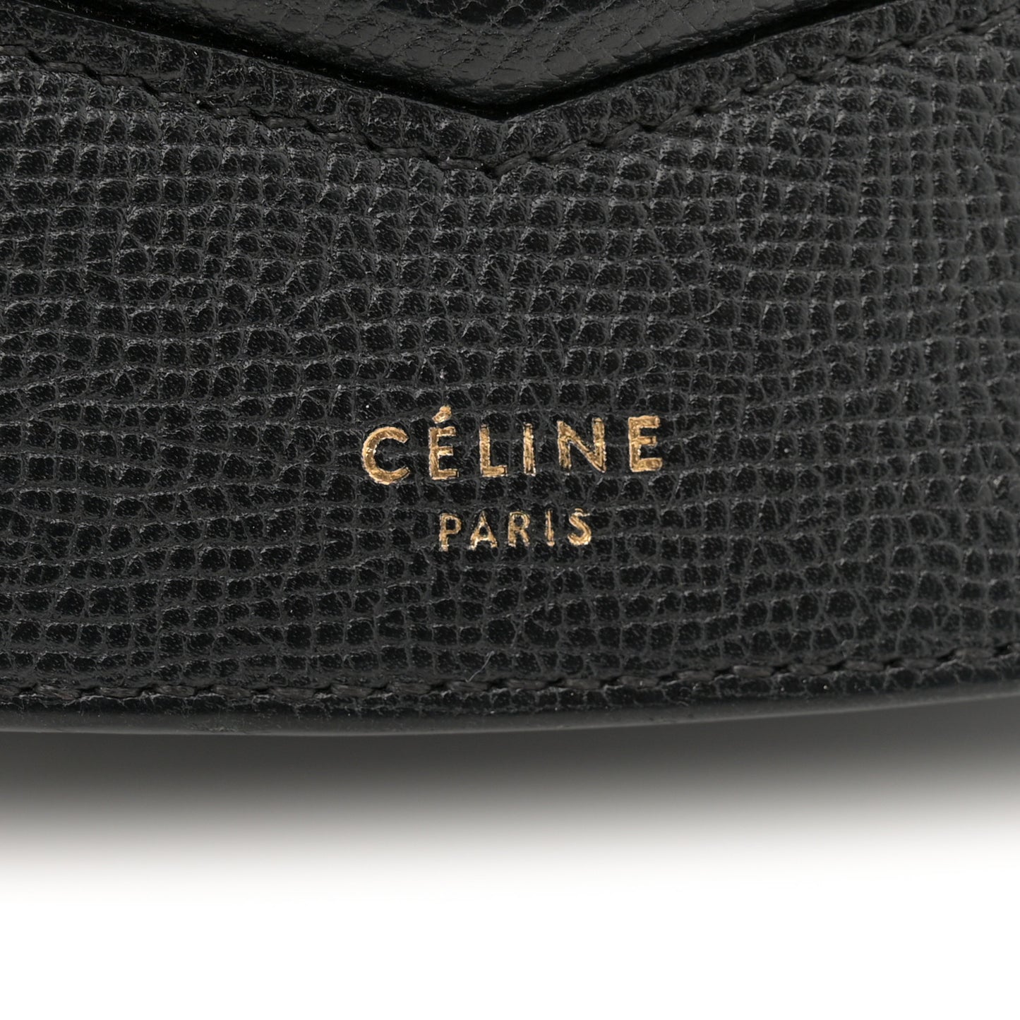 Grained Calfskin Compact Trotteur Black