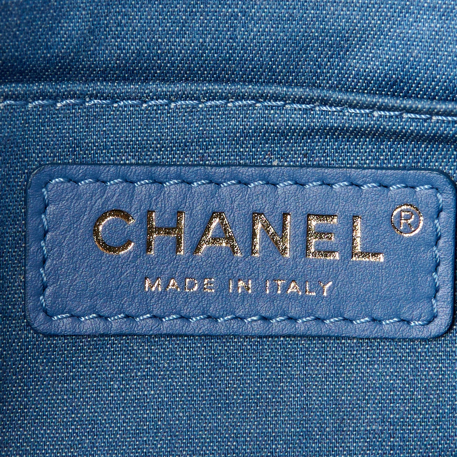 Chanel Denim Quilted Mini Pearl Crush Flap Blue 6 of 12