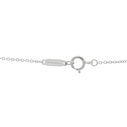 Tiffany Platinum Diamond Paper Flowers Cluster Drop Pendant Necklace 3 of 3
