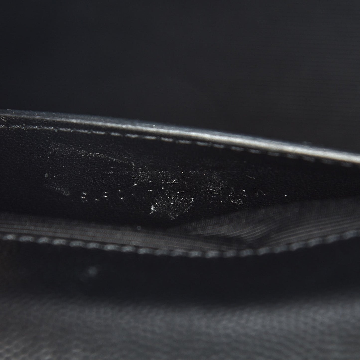Grain De Poudre Medium Classic Monogram Kate Satchel Black
