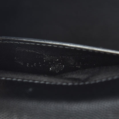 Saint Laurent Grain De Poudre Medium Classic Monogram Kate Satchel Black 7 of 14