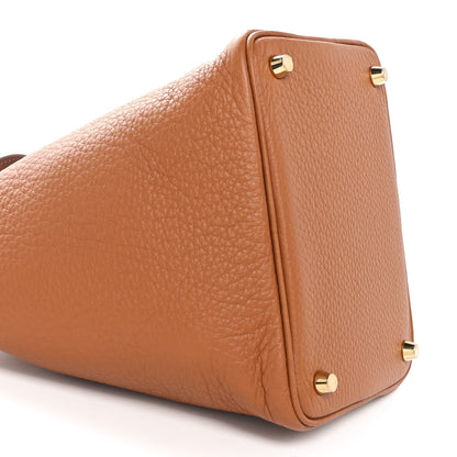 Hermes Taurillon Clemence Picotin Lock 18 PM Gold 9 of 11