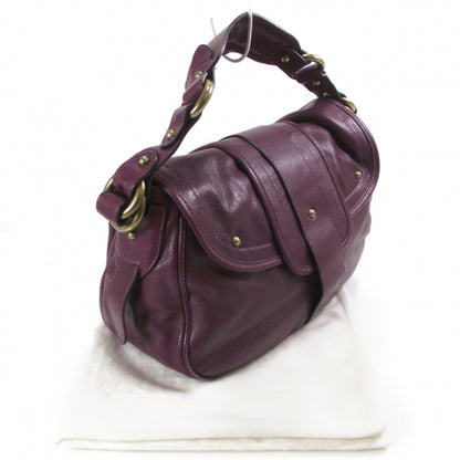 Marc Jacobs Leather Adina Shoulder Bag Purple 3 of 10