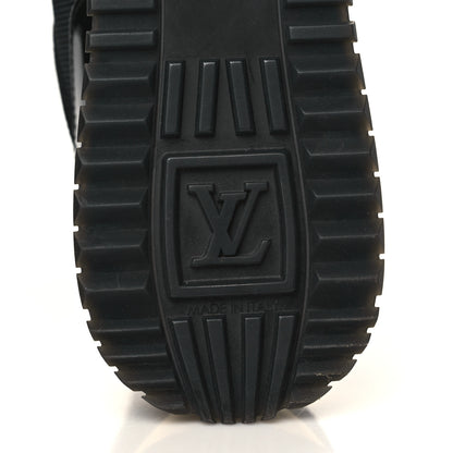 Louis Vuitton Suede Monogram Run Away Sneakers 39.5 Black 6 of 8