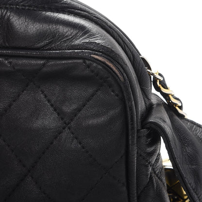 Chanel Lambskin Quilted Tassel Camera Case Black 9 of 12
