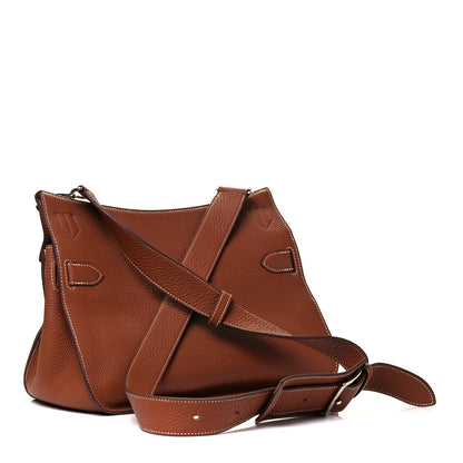 Hermes Taurillon Clemence Jypsiere 31 Gold 2 of 7