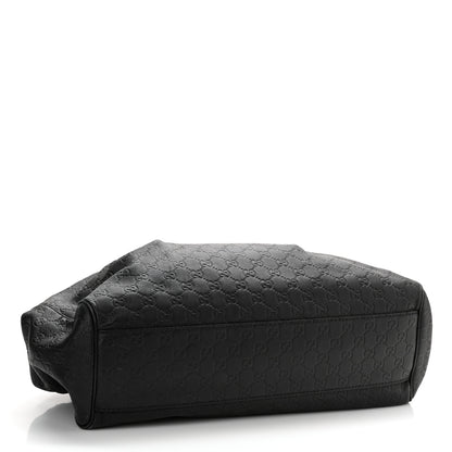 Gucci Guccissima Large Sukey Tote Black 4 of 11