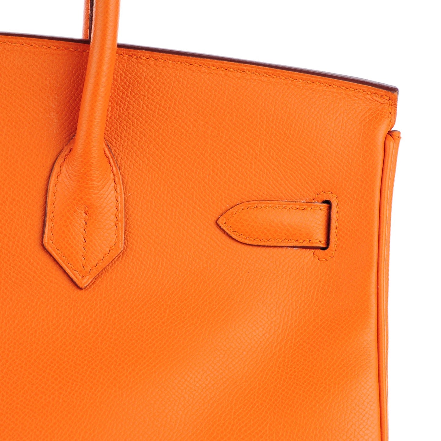 Epsom Birkin 35 Orange