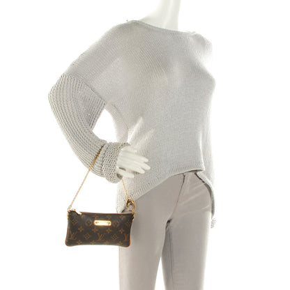 Louis Vuitton Monogram Milla Clutch MM 2 of 8