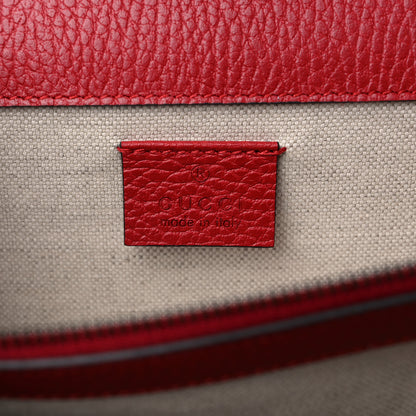 Gucci Dollar Calfskin Swarovski Crystal Small Dionysus Shoulder Bag Hibiscus Red 7 of 11