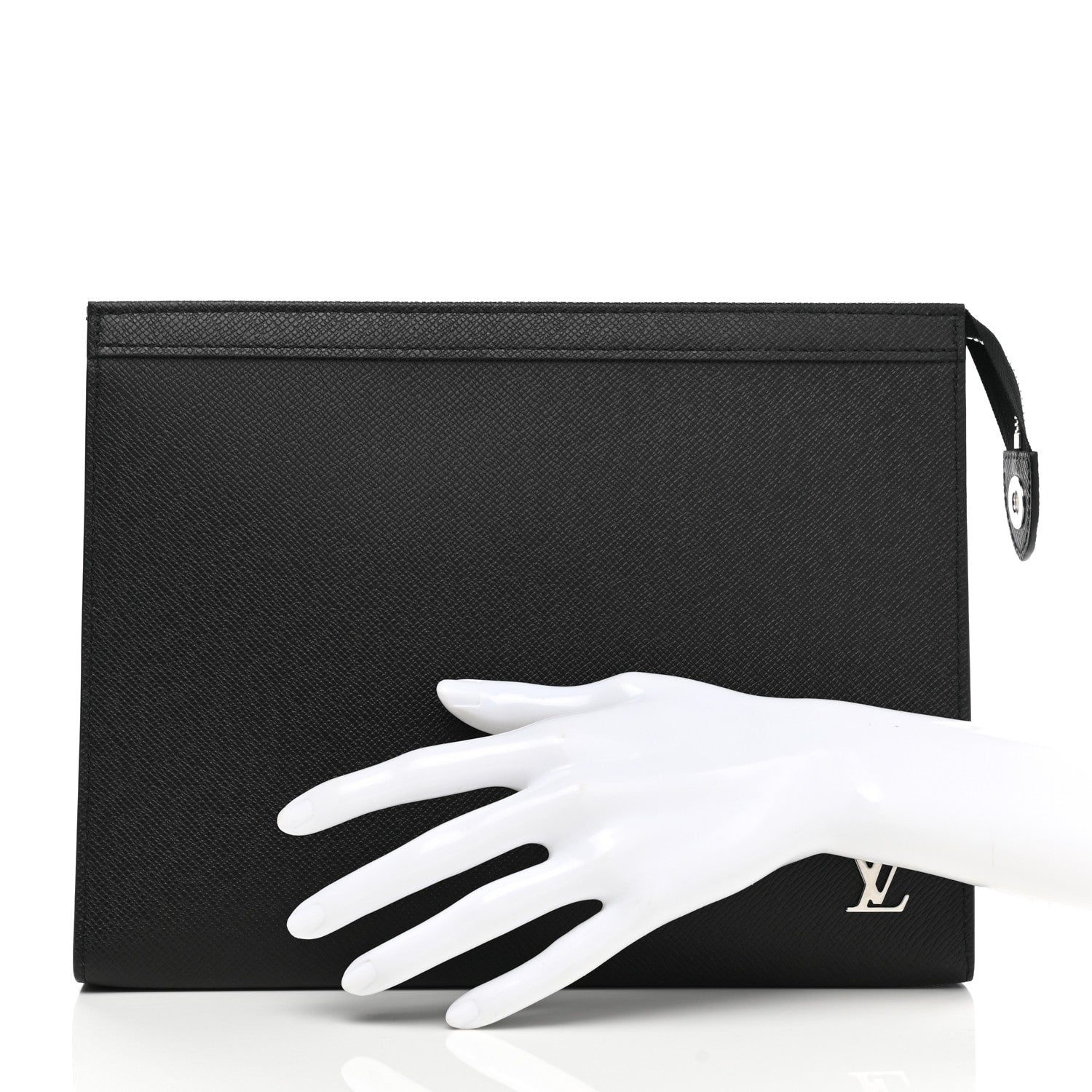 Louis Vuitton Taiga Pochette Voyage MM Black 2 of 6