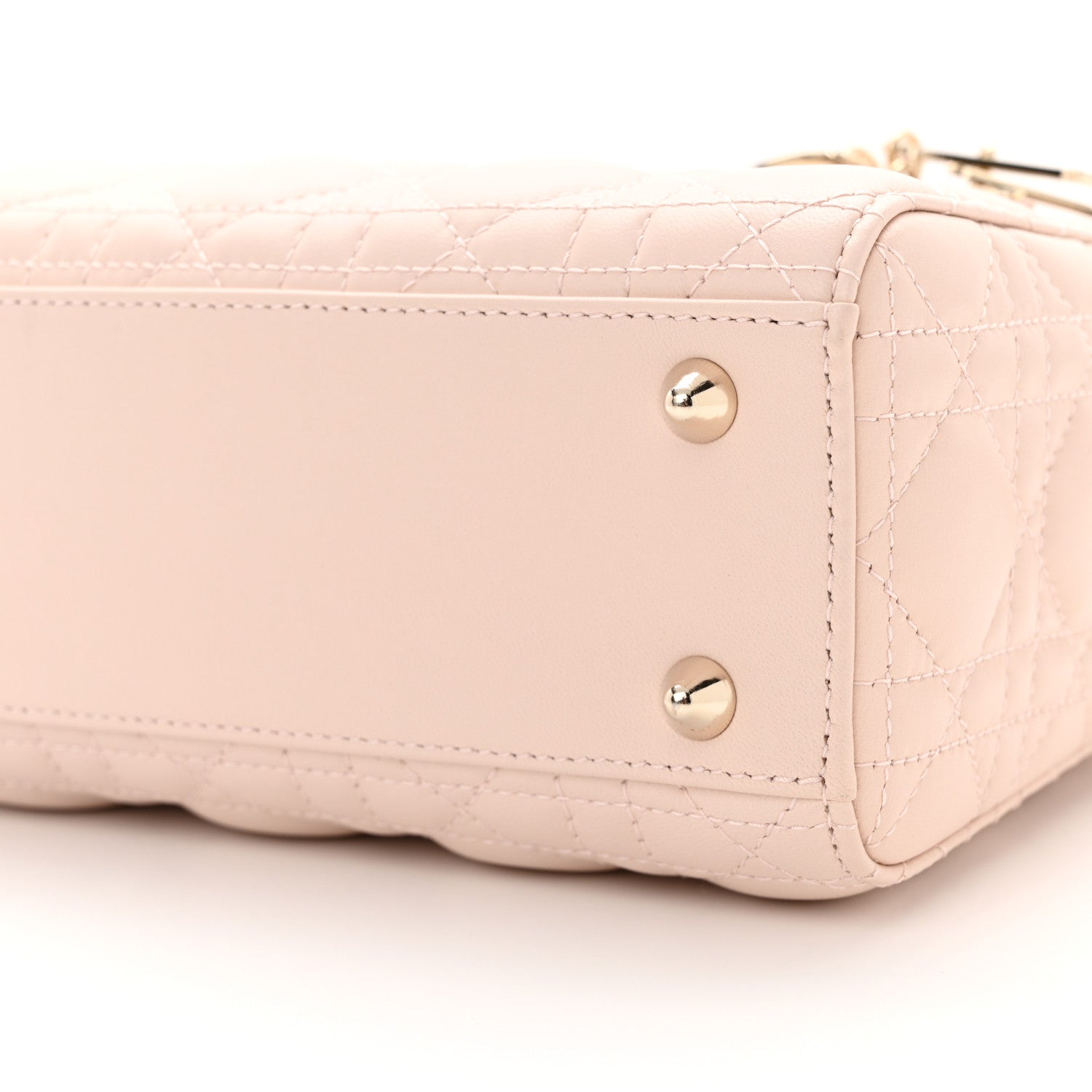 Christian Dior Lambskin Cannage Small My ABCDior Lady Dior Light Pink 10 of 12
