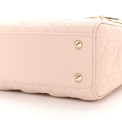 Christian Dior Lambskin Cannage Small My ABCDior Lady Dior Light Pink 10 of 12