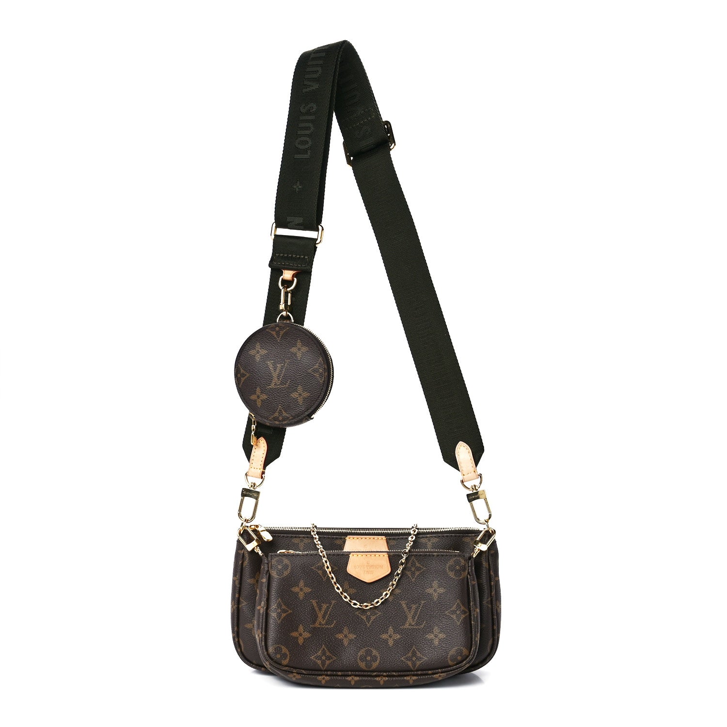 Louis Vuitton Monogram Multi Pochette Accessories Kaki 1 of 13