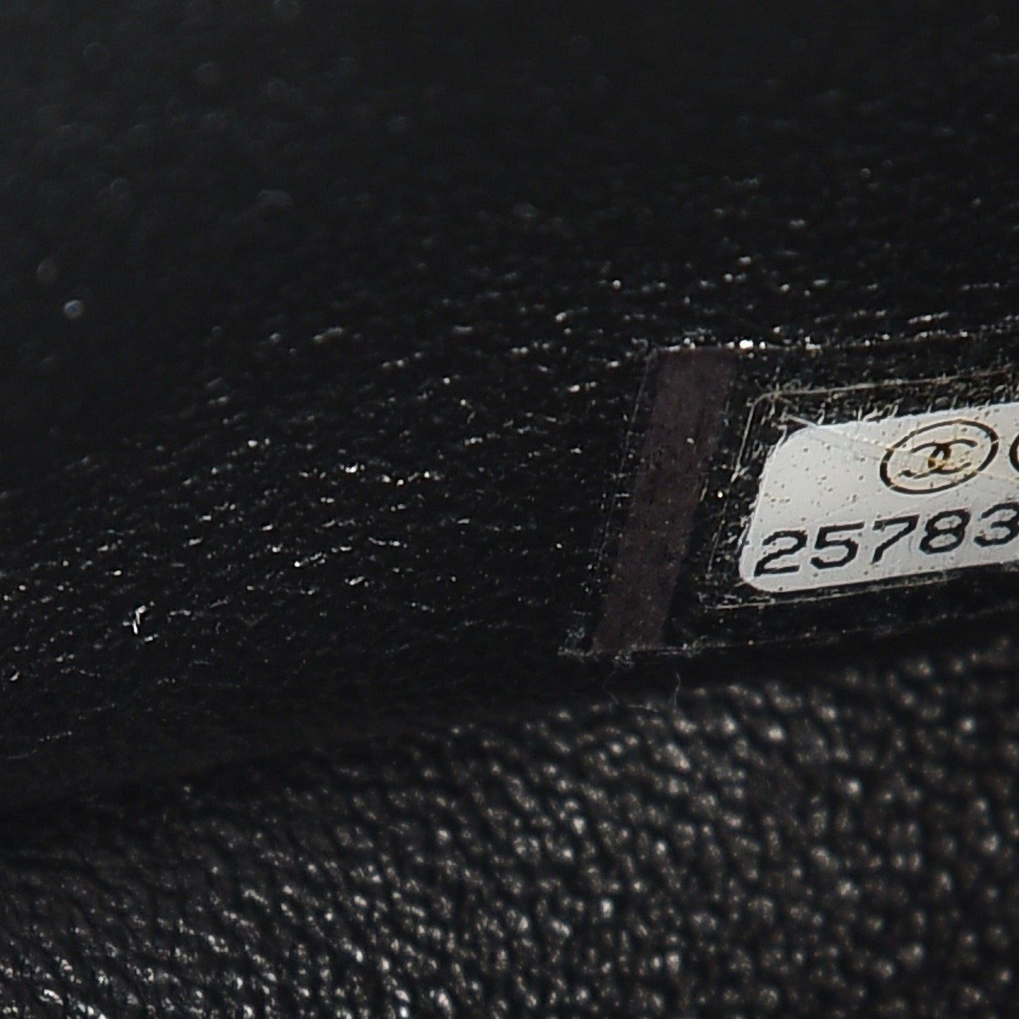 Caviar Quilted Mini Square Flap Black