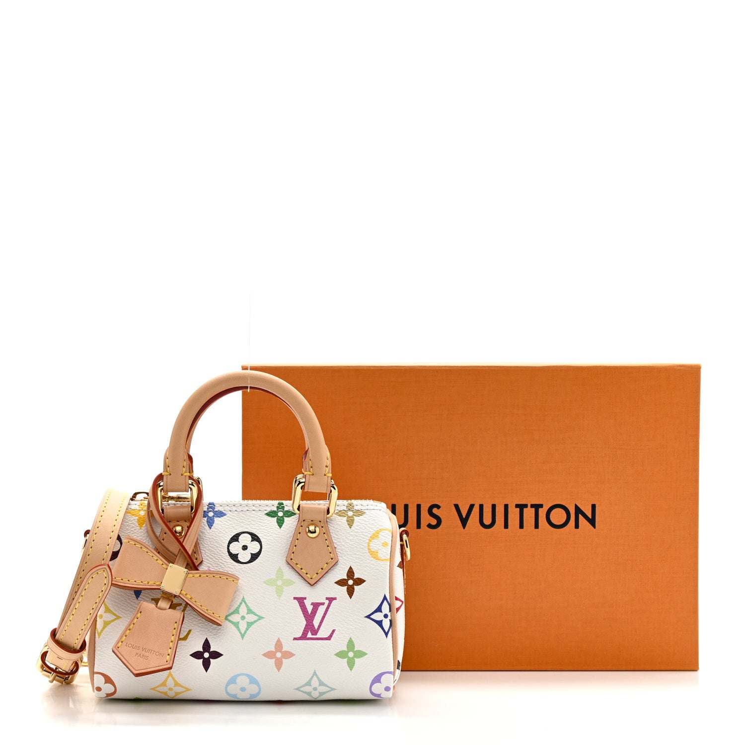 Louis Vuitton LV X TM Monogram Multicolor Nano Speedy White 10 of 10