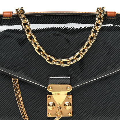 Louis Vuitton Shiny Epi Reverse Monogram Pochette Metis Mini Marine 7 of 9