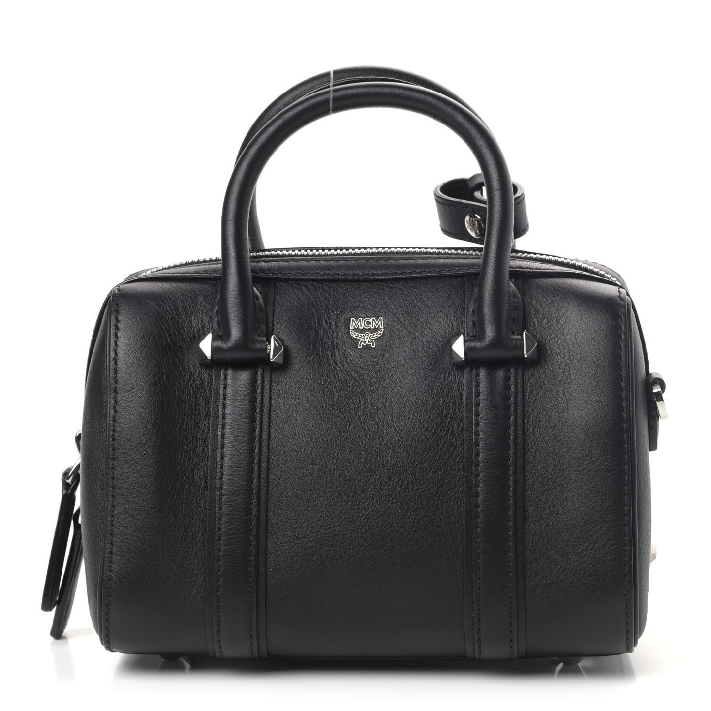 Calfskin Small Essential Boston Black