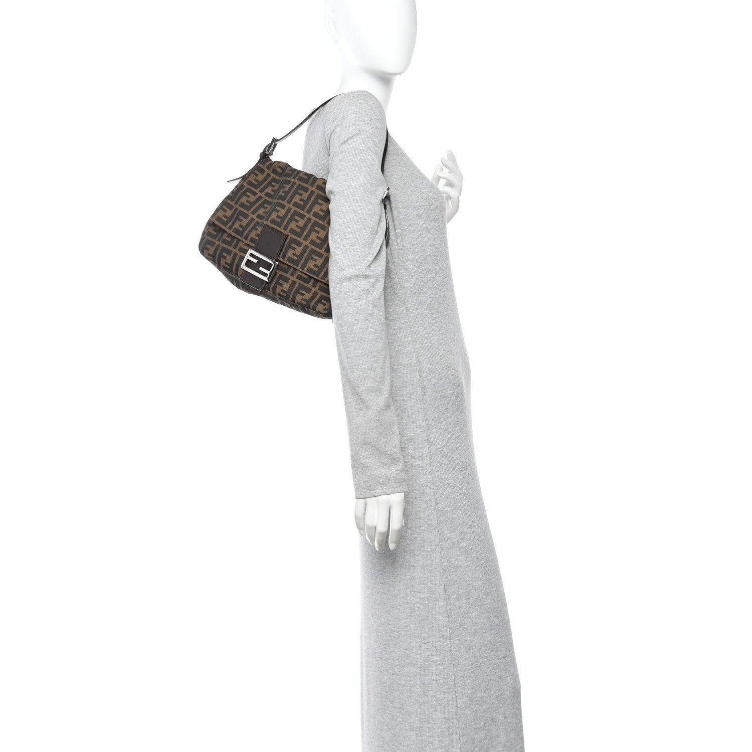 Fendi Zucca Mama Baguette Tobacco 2 of 14
