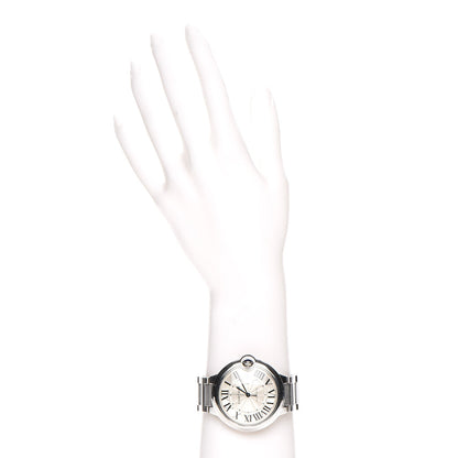 Cartier Stainless Steel 42mm Ballon Bleu De Automatic Watch 2 of 9
