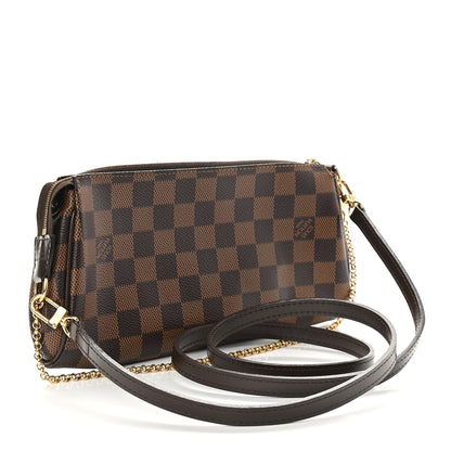 Louis Vuitton Damier Ebene Eva Clutch 3 of 9
