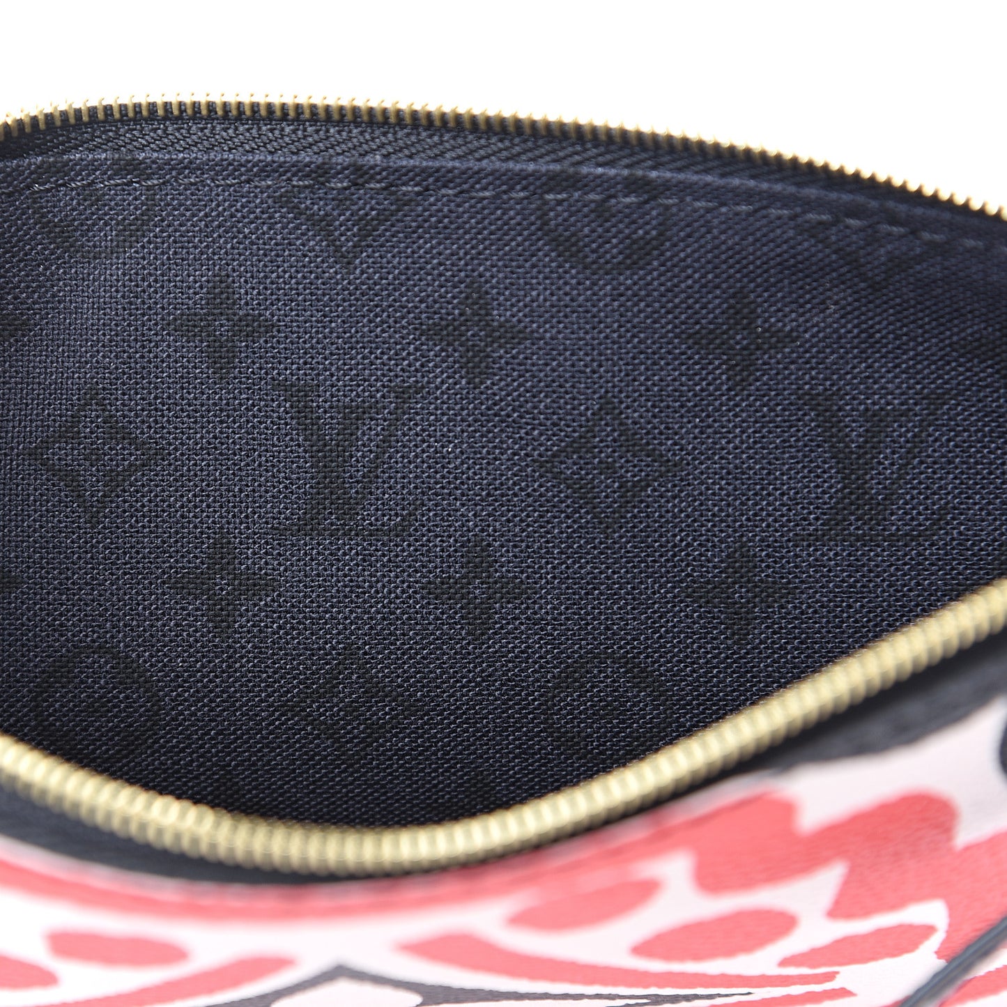 Monogram Giant Crafty Neverfull MM GM Pochette Creme Rouge Black