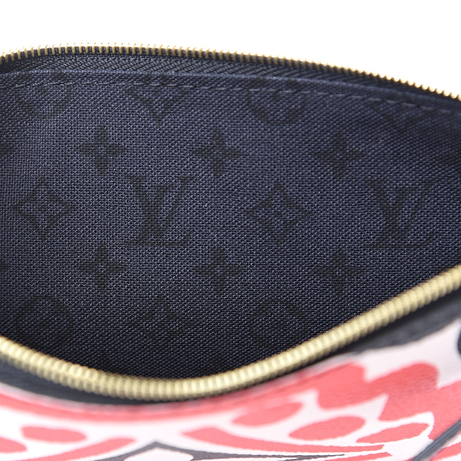 Louis Vuitton Monogram Giant Crafty Neverfull MM GM Pochette Creme Rouge Black 6 of 6