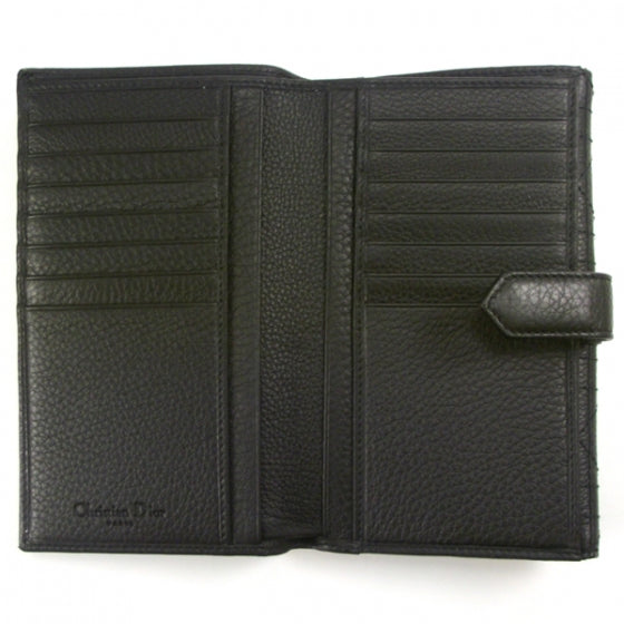 Calfskin Cannage D Charm Wallet