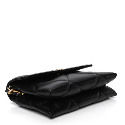 Chanel Lambskin Quilted Chanel 19 Flap Clutch Black 3 of 4