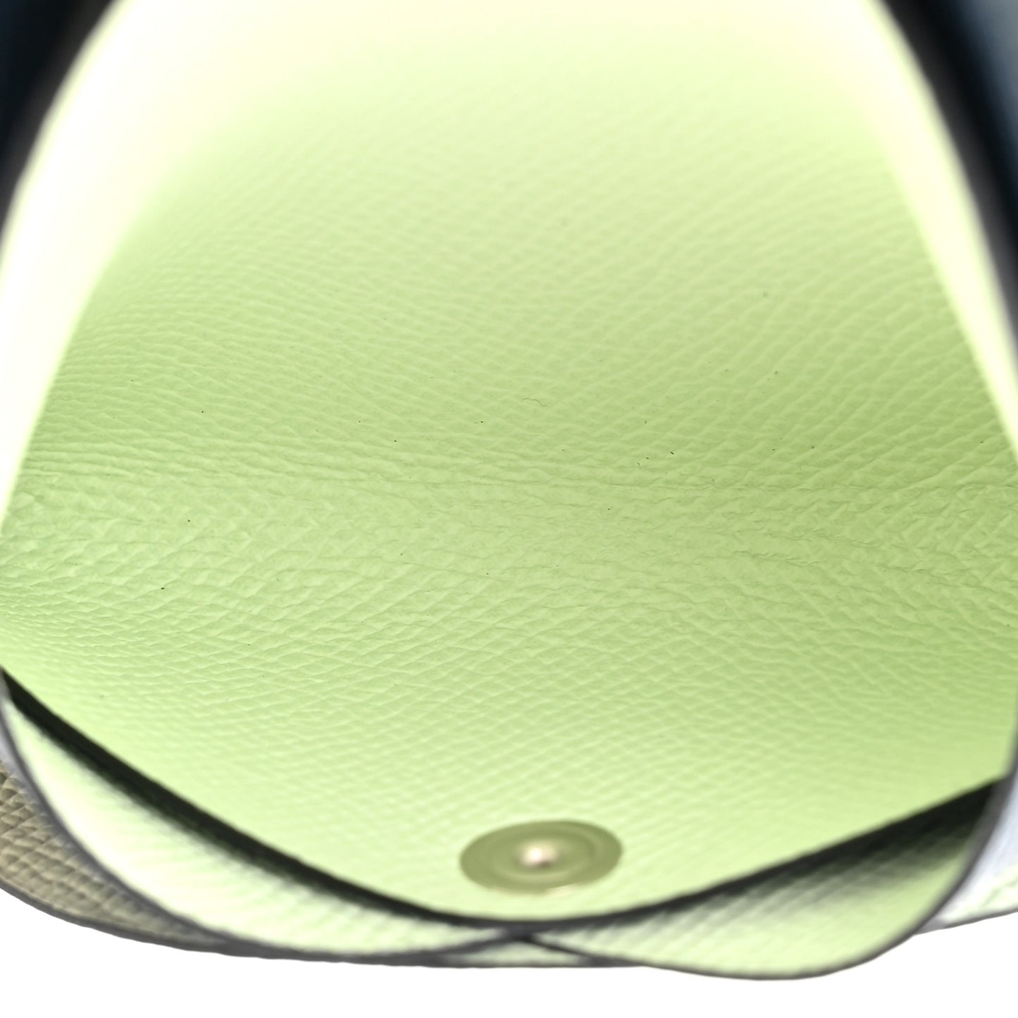Epsom Verso Calvi Duo Card Case Bleu De Prusse Vert Fizz