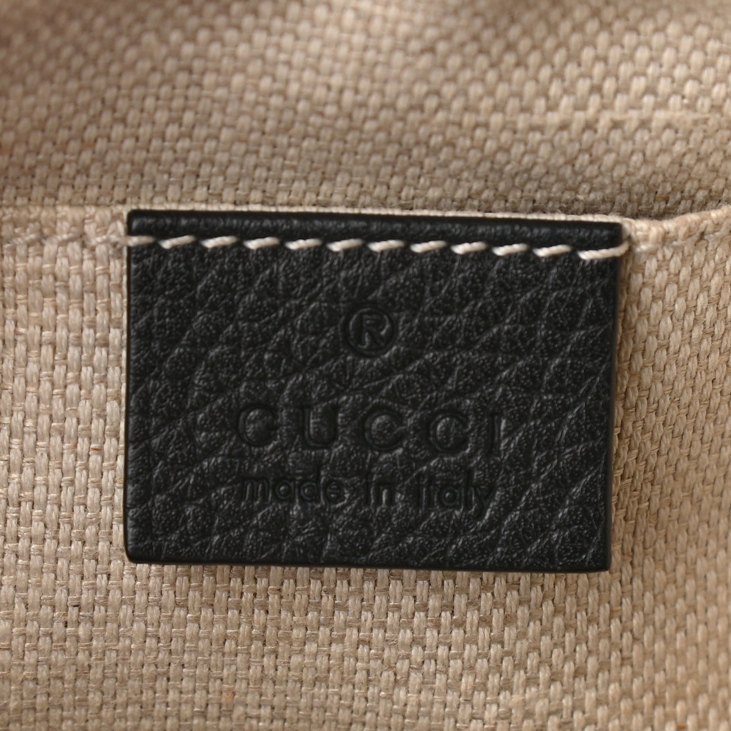 Pebbled Calfskin Small Soho Disco Bag Black