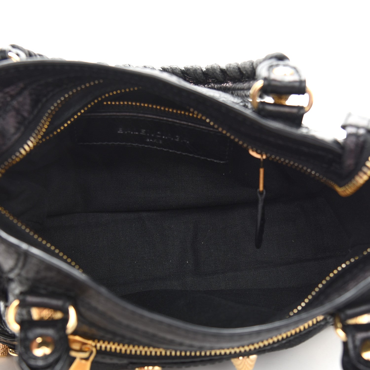 Balenciaga Agneau Giant 12 Gold Hardware Mini City Black 4 of 8