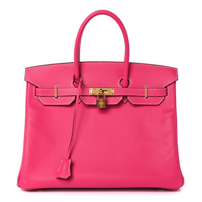 Hermes Epsom Birkin 35 Rose Tyrien 1 of 12